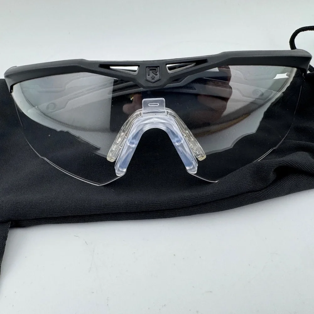 Revision Sawfly Ballistic Safety Glasses OSFM Black Excellent Clear ANSI Z87+‎